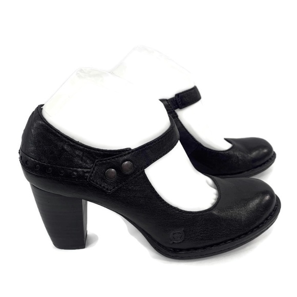 Born Shoes - Born Makenna Block Heel Mary Jane Heels